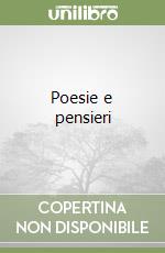 Poesie e pensieri