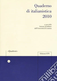 Quaderno di italianistica 2010