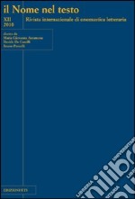 Il nome nel testo. Rivista internazionale di onomastica letteraria (2010). Vol. 12 libro