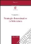 Strategie denominative in letteratura libro