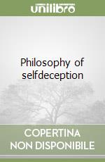 Philosophy of selfdeception