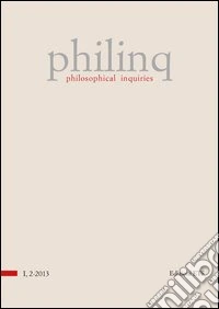 Philinq. Philosophical inquiries (2013). Vol. 2 libro