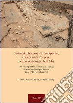 Syrian archaeology in perspective celebrating. 20 years of excavations at Tell Afis. Percorsi di archeologia siriana (Pisa, 27-28 novembre 2006). Ediz. bilingue libro