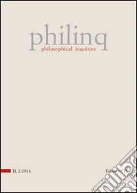 Philinq. Philosophical inquiries (2014). Vol. 2 libro