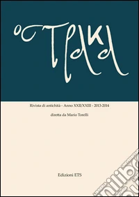 Ostraka. Rivista di antichità (2013-2014) vol. 22-23 libro