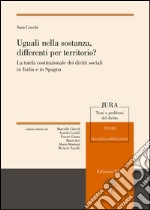 Uguali nella sostanza differenti nel territorio? La tutela costituzionale dei diritti sociali in Italia e in Spagna libro