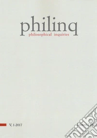 Philinq. Philosophical inquiries (2017). Vol. 1 libro