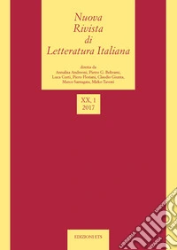 Nuova rivista di letteratura italiana (2017). Vol. 1 libro