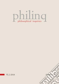 Philinq. Philosophical inquiries (2018). Vol. 2