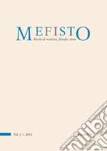 Mefisto. Rivista di medicina, filosofia, storia, Ediz. italiana e inglese (2018). Vol. 2/1 libro