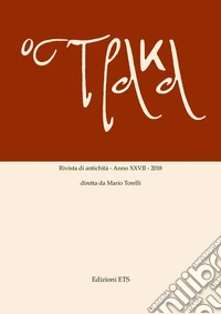 Ostraka. Rivista di antichità (2018). Vol. 27 libro