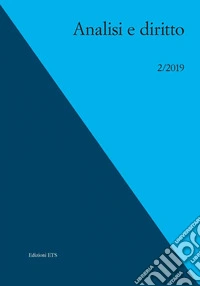 Analisi e diritto (2019). Vol. 2 libro