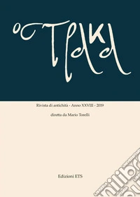 Ostraka. Rivista di antichità (2019). Vol. 28 libro