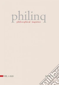 Philinq. Philosophical inquiries (2020). Vol. 1 libro