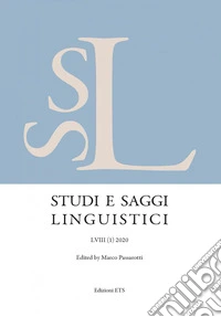 Studi e saggi linguistici (2020). Vol. 1