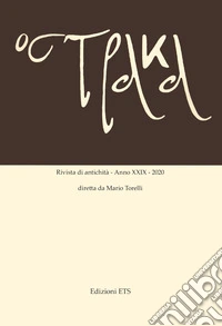Ostraka. Rivista di antichità (2020). Vol. 29 libro