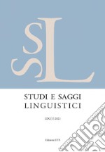 Studi e saggi linguistici (2021). Vol. 1 libro