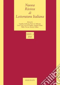 Nuova rivista di letteratura italiana (2021). Vol. 1 libro
