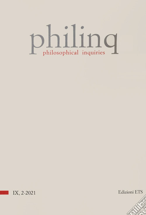 Philinq. Philosophical inquiries (2021). Vol. 2