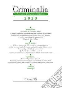 Criminalia. Annuario di scienze penalistiche (2020) libro