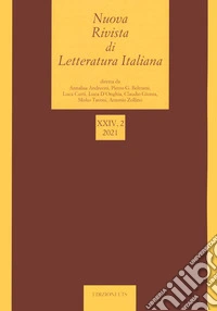 Nuova rivista di letteratura italiana (2021). Vol. 2 libro