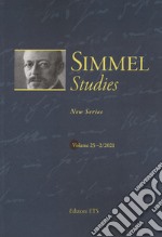 Simmel studies. New series (2021). Vol. 2