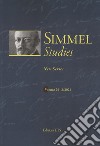 Simmel studies. New series (2021). Vol. 2 libro