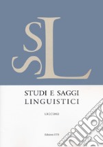 Studi e saggi linguistici (2022). Vol. 1 libro