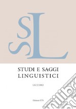 Studi e saggi linguistici (2022). Vol. 2 libro