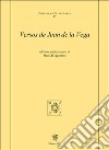 Versos de Juan de la Vega. Ediz. critica libro di D'Agostino M. (cur.)