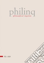 Philinq. Philosophical inquiries (2023). Vol. 1 libro