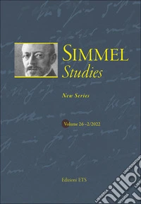 Simmel studies. New series (2022). Vol. 2