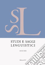 Studi e saggi linguistici (2023). Vol. 1 libro