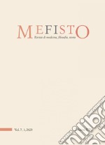 Mefisto. Rivista di medicina, filosofia, storia (2023). Vol. 1 libro