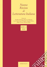 Nuova rivista di letteratura italiana (2022). Vol. 2 libro