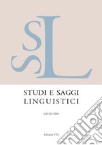 Studi e saggi linguistici (2023). Vol. 2 libro