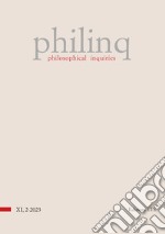 Philinq. Philosophical inquiries (2023). Vol. 2 libro