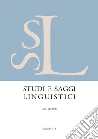 Studi e saggi linguistici (2024). Vol. 1