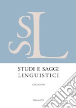 Studi e saggi linguistici (2024). Vol. 1 libro