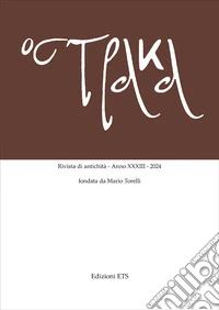 Ostraka. Rivista di antichità (2024). Vol. 33 libro