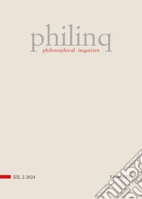 Philinq. Philosophical inquiries (2024). Vol. 2 libro