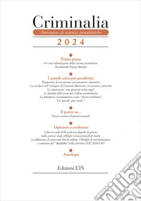 Criminalia. Annuario di scienze penalistiche (2024). Vol. 19 libro