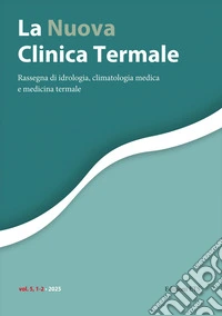 La nuova clinica termale. Rassegna di idrologia, climatologia medica e medicina termale (2025). Vol. 1-2