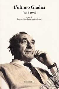 L'ultimo Giudici (1986-1999) libro