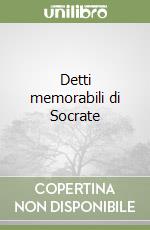 Detti memorabili di Socrate libro