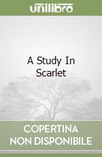 A Study In Scarlet libro