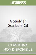 A Study In Scarlet + Cd libro