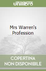 Mrs Warren's Profession libro