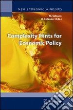 Complexity hints for economic policy