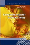 Complexity hints for economic policy libro